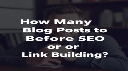 How Many Blog Posts to Publish Before SEO or Link Building?