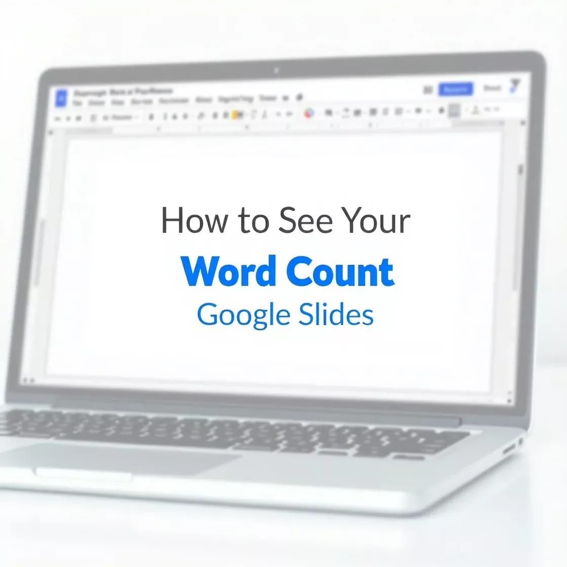 How to See Your Word Count on Google Slides